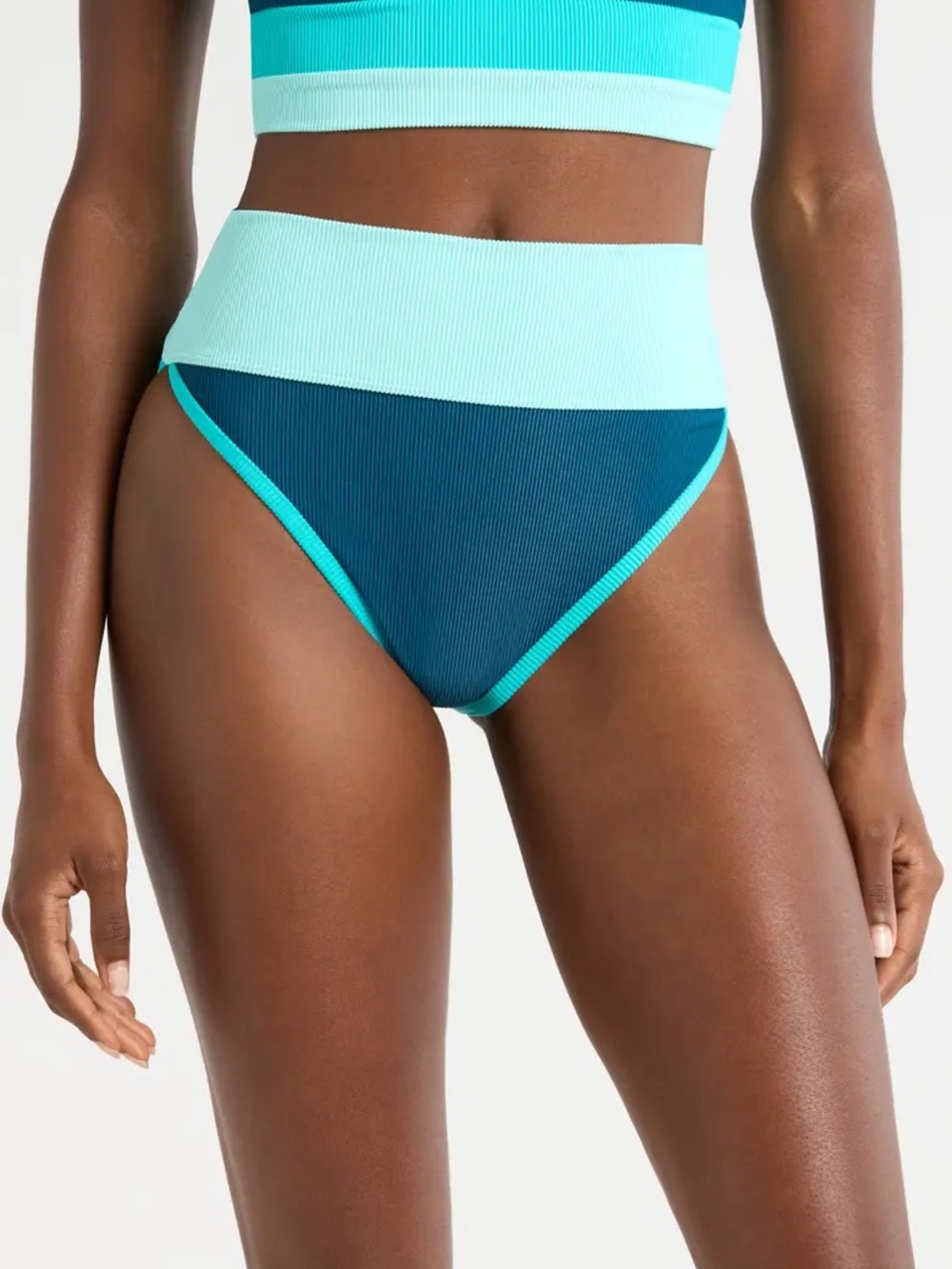 Beach Riot Emmy Colorblock High Waist Bikini Bottoms
Beach Riot